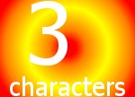 3 Characters